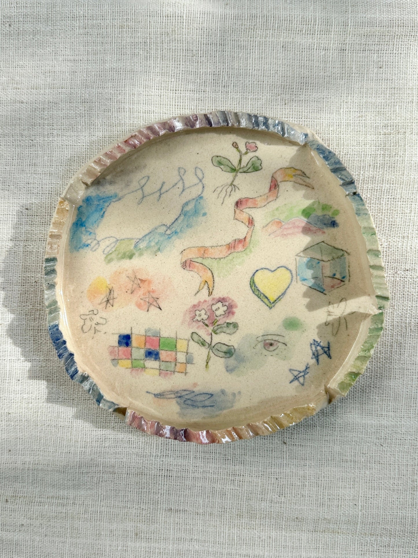 Colour  Wheel Plate