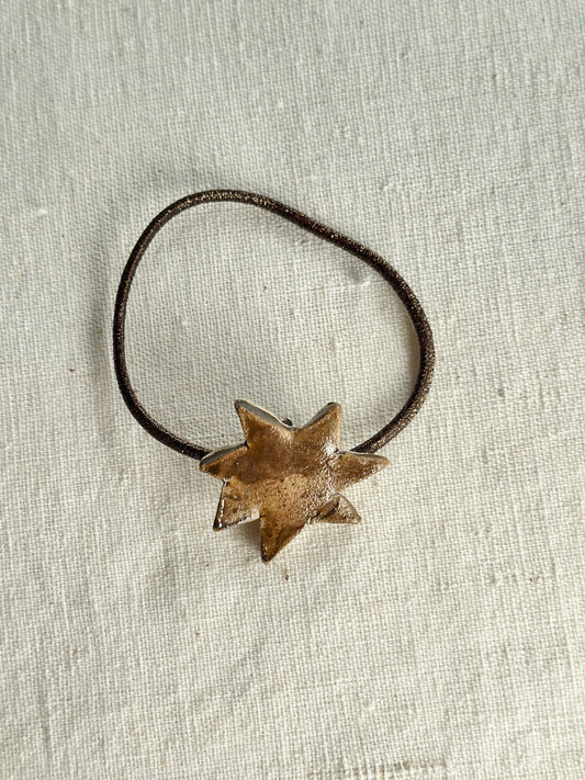 Brown Star Hair Band